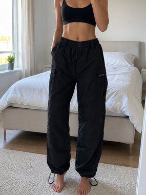 🖤 Mocean Tech Stretch Convertible Zip-Off Cargo Pants | Black | Size S